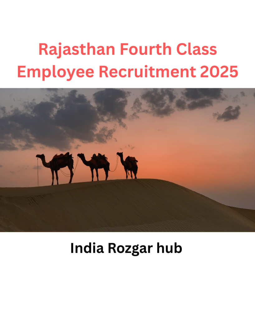 RSMSSB Group D Bharti 2025