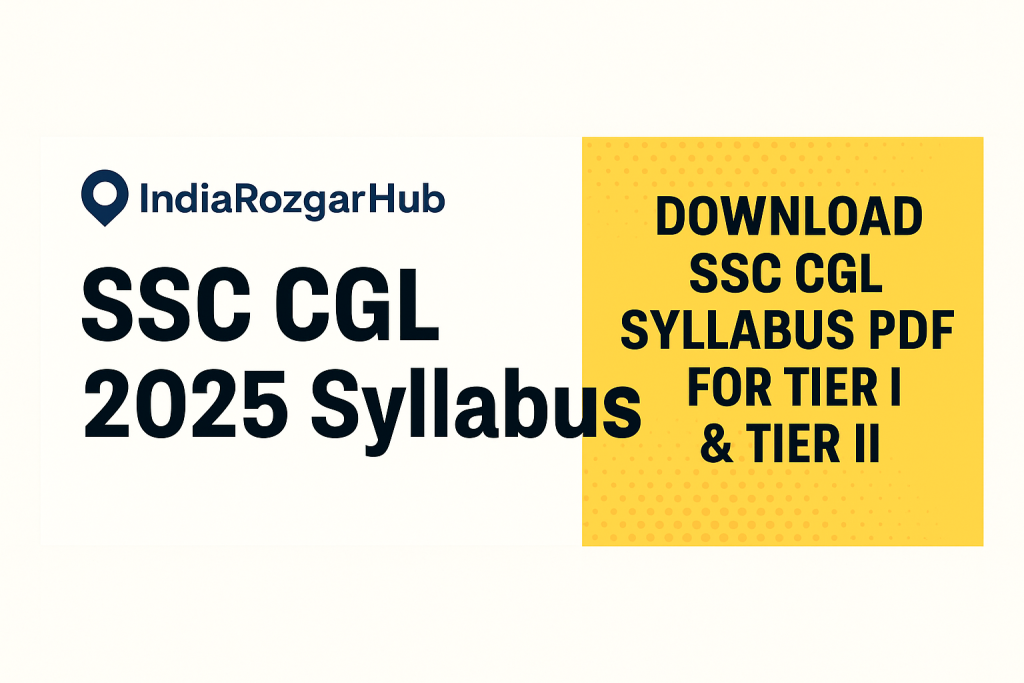 SSC CGL Recruitment 2025