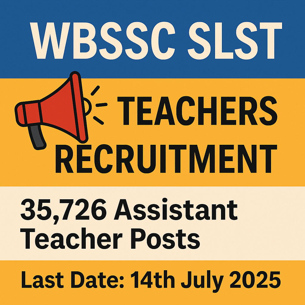 WBSSC SLST Recruitment 2025