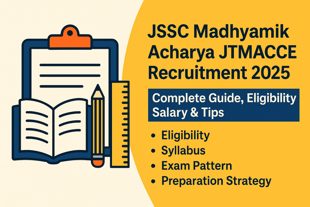 JSSC Madhyamik Acharya Recruitment 2025