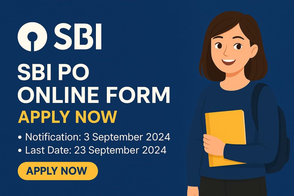 SBI PO Online Form 2025