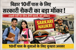 Bihar 10th Pass Government Job 2026 Sarkari Naukri opportunity for 10th pass candidates in Bihar
