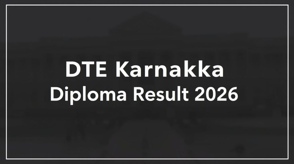DTE Karnataka Diploma Result 2026 Download Link