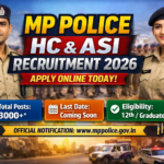 MP Police HC and ASI Recruitment 2026