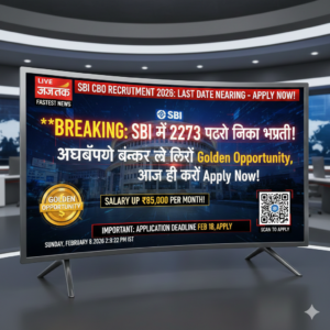 SBI CBO Recruitment 2026