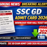 SSC GD Constable 2026 Admit Card Download Direct Link Official Website