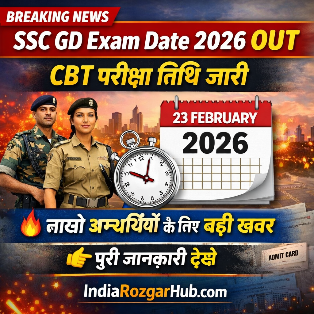 SSC GD Exam Date 2026 Notification and Syllabus Chart