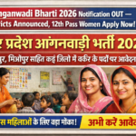 UP Anganwadi Bharti Recruitment 2026 application form and eligibility details in Hindi.