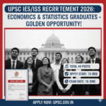 UPSC IES/ISS Recruitment 2026: 44 पदों पर भर्ती, यहाँ से भरें फॉर्मOfficial Notification and Exam Dates for Economics and Statistics Graduates