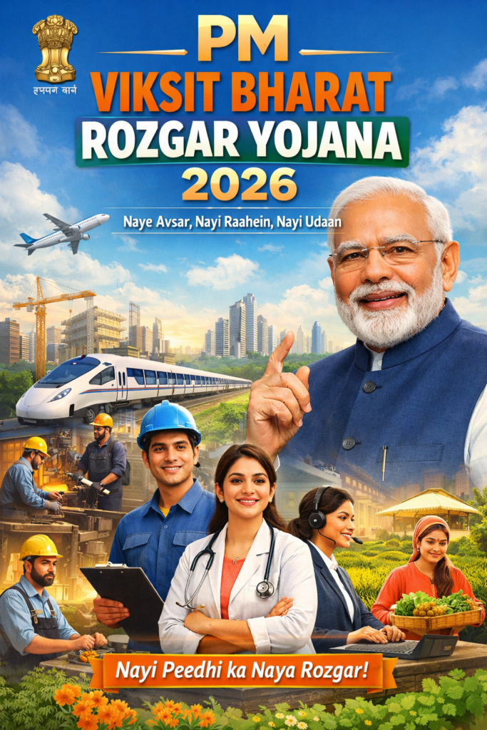 PM Viksit Bharat Rozgar Yojana 2026 Banner